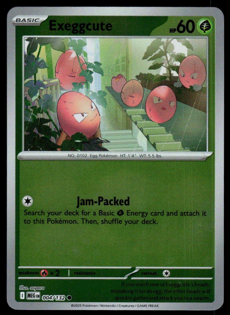 Pokémon Carte collezionabili: Pokemon Exeggcute 004/132 – Usato da Herisau venduto da Pokemon2025