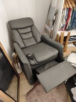 Bequemer Relaxsessel, elektrisch verstellbar, Grau, Top!
