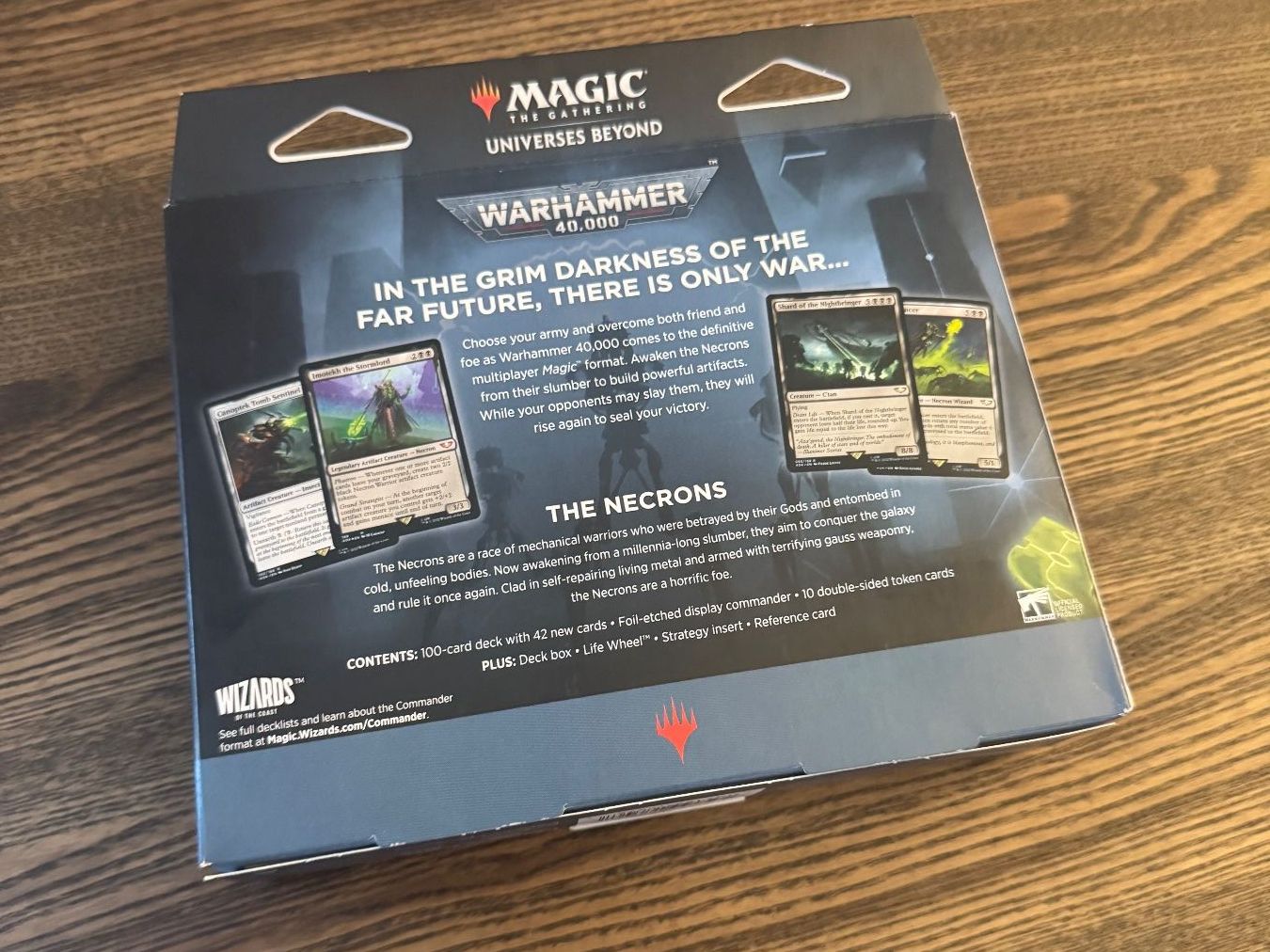 Magic The Gathering Carte collezionabili: MTG Warhammer 40,000: Necron Dynasties Sealed Commander Deck – Usato da Bern venduto da bal_8k9q 1