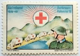 Soldatenmarke 2.WK, Rotkreuz-Kolonne 16, Wi San 97