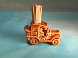 Zahnstocherhalter Oldtimer Auto, Keramik