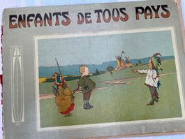 Livre ancien "Enfants de tous pays" illustré vintage