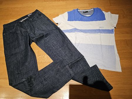 regular fit jeans mit Shirt gr.M