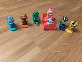 Paw Patrol Winter Figuren Set mit Schlitten, Top Zustand!