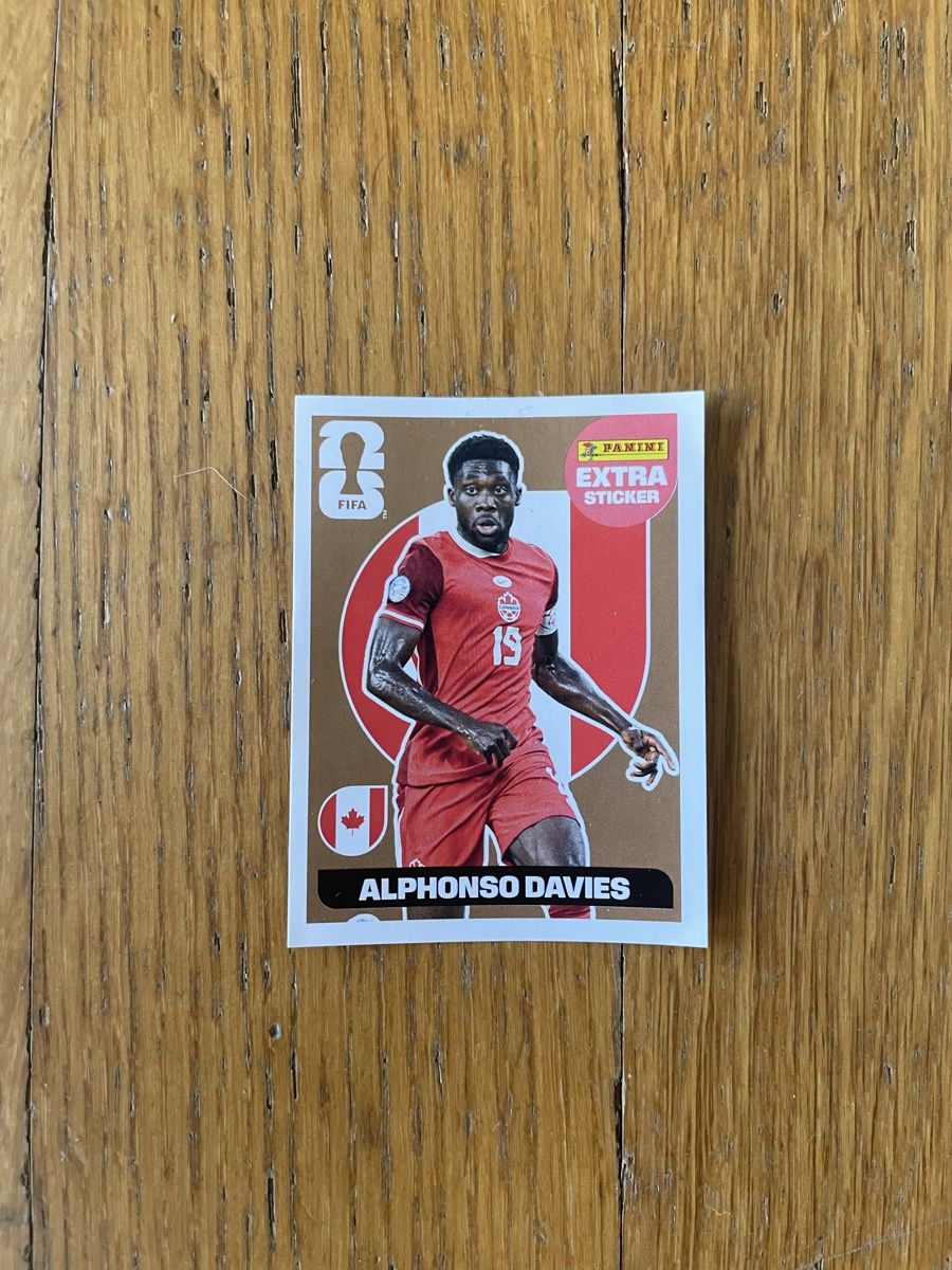 Panini Carte collezionabili: Panini Alphonso Davies Extra Sticker – Nuovo (secondo la descrizione) da Niederhasli venduto da ioa_k5sq