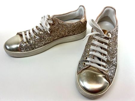 LOUIS VUITTON Metallic Glitter Damen Sneakers / Turnschuhe