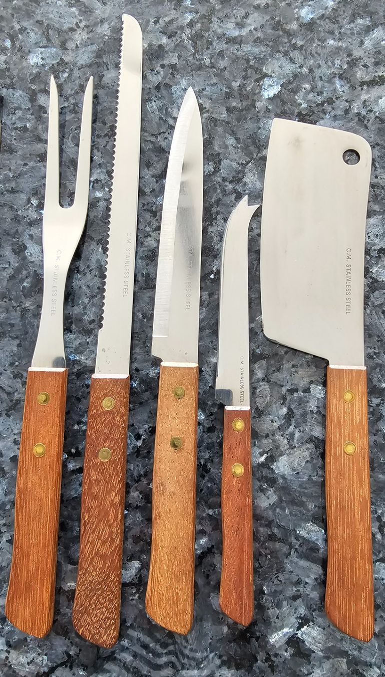 Set di posate: Sechsteiliges "Camping"-Besteck-Set Gabeln, Messer – Nuovo (secondo la descrizione) da Oetwil a.d. Limmat venduto da grisilisi 3