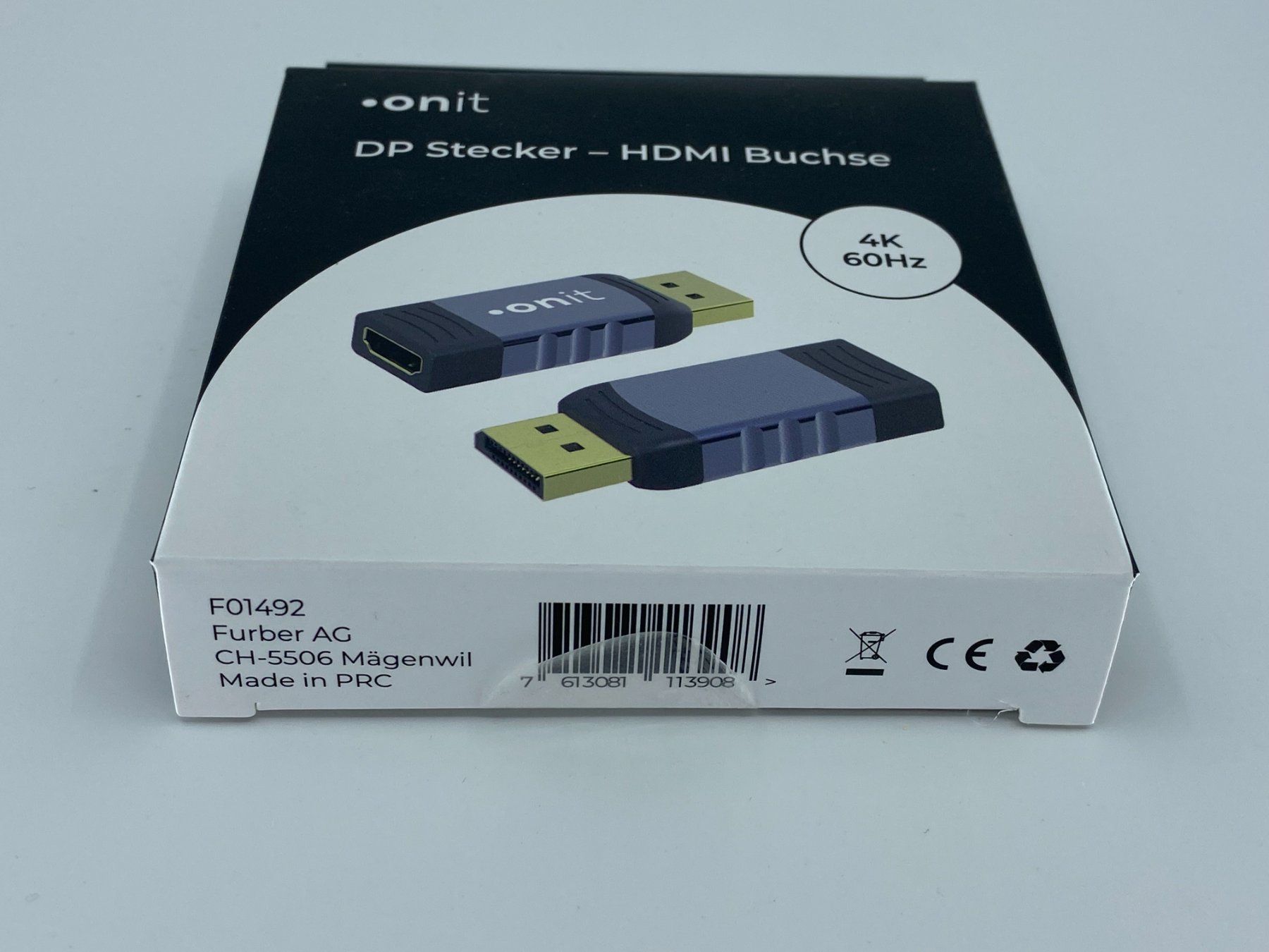 Unità & Adattatore: 1x onit Adapter DisplayPort - HDMI - NEU – Nuovo e nell'imballaggio originale da Langwiesen venduto da Restposten-24 6