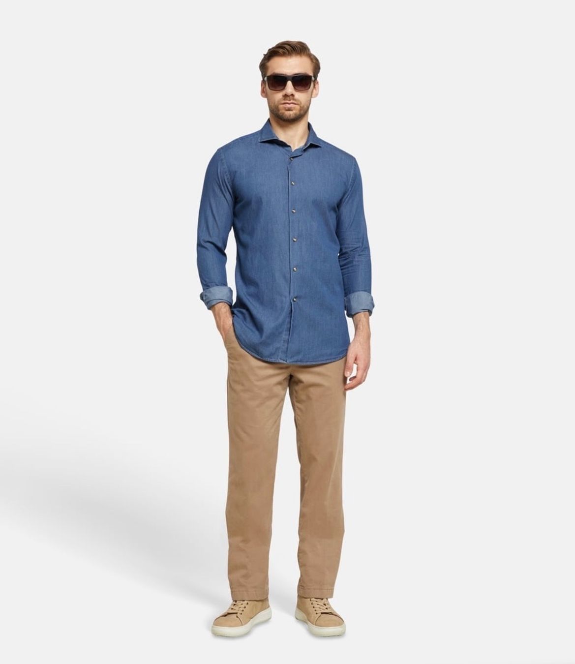 Camicie: Lorenzoni Jeanshemd - Grösse XL – Nuovo e nell'imballaggio originale da Wittenbach venduto da bes_k8vr 4
