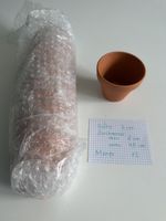 12 Blumentöpfe Ton H 7cm D 8cm neu