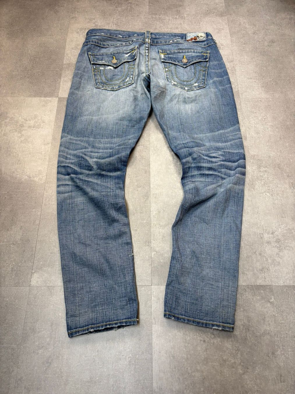 True Religion Jeans: True Religion Straight Jeans - Grösse M/31 – Usato da Werdenberg venduto da hase.vintage 1