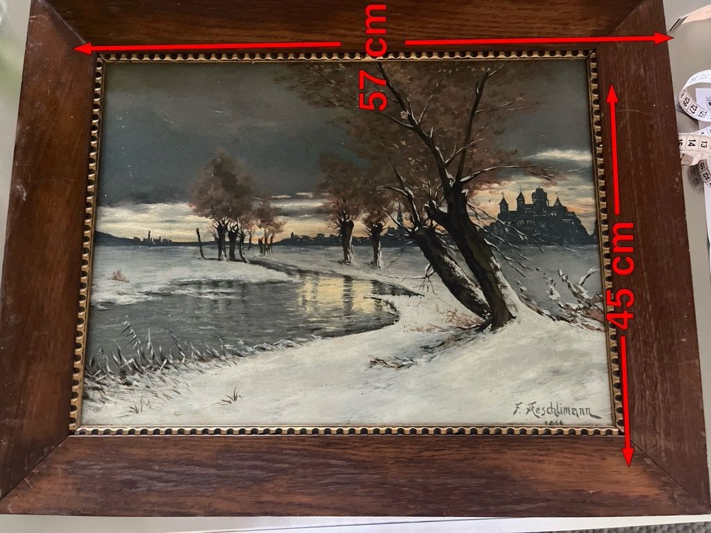 Dipinti: Tableau F. Aeschlimann 57x45 cm – Usato da Ligerz venduto da SparkleX 3
