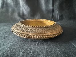 Antico brucia incenso in bronzo e ottone decorato a mano🇮🇳