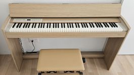 Roland F701 digital piano + bench Roland BNC-05, light oak