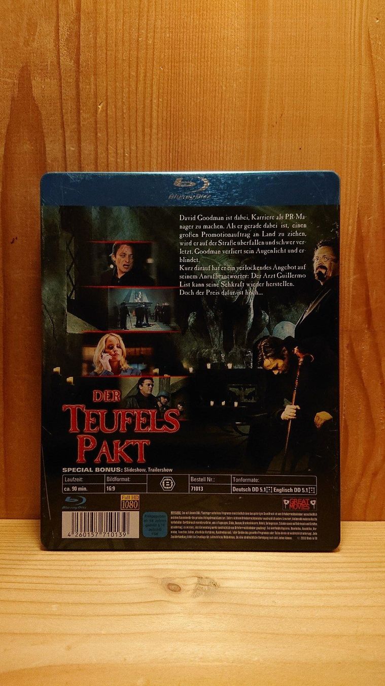 Tutti i DVDs: DER TEUFELSPAKT Blu-Ray Steelbook – Usato da Wilderswil venduto da Exebub 1