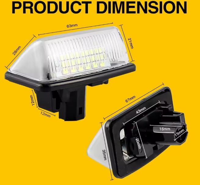 Toyota Alle Autoersatzteile: LED Kennzeichenbeleuchtung - NEU – Neu und originalverpackt aus Toffen von daenuu 5