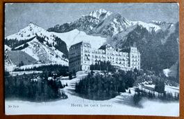 Caux - Hôtel en hivers 1906