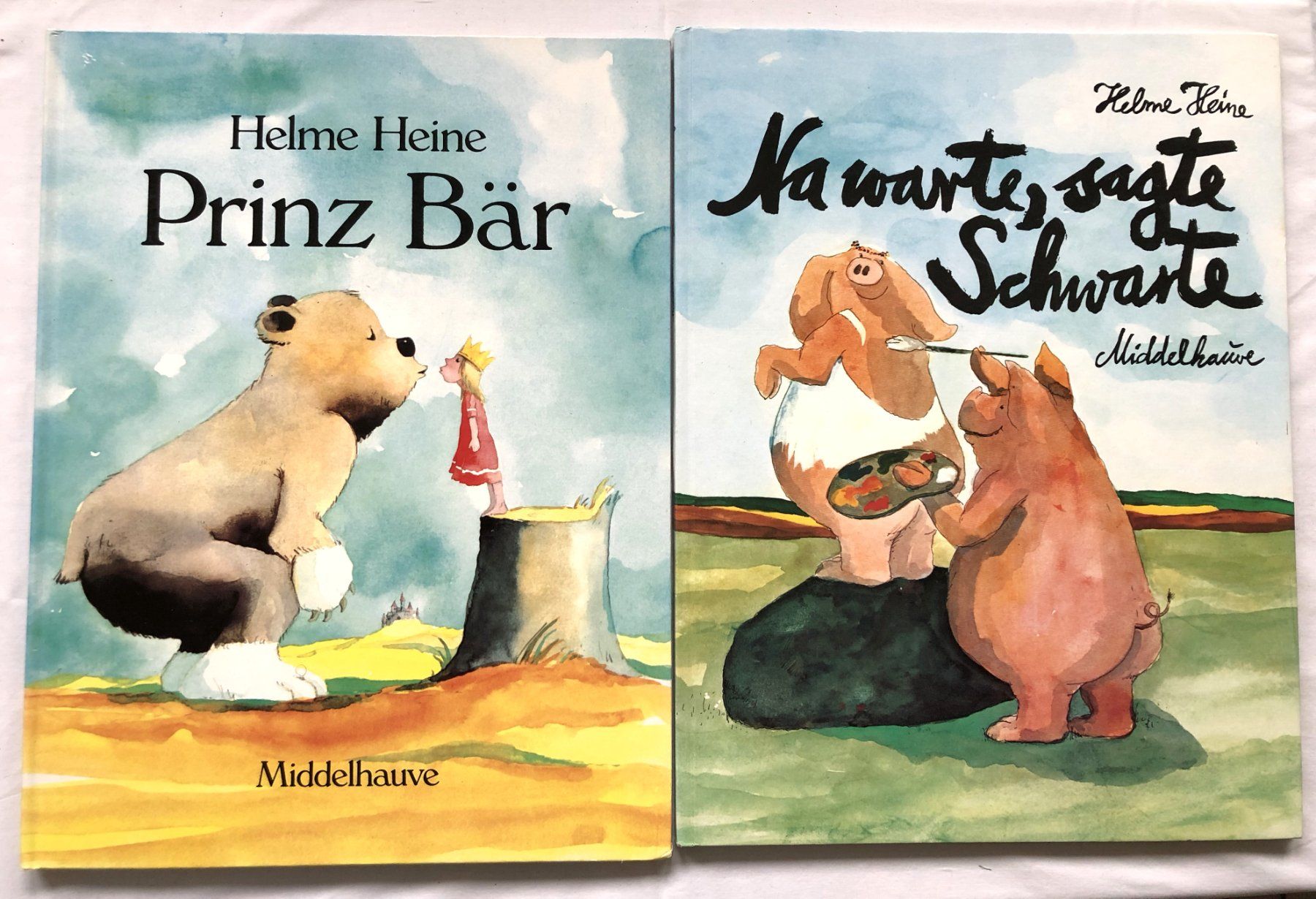 Libri: 2x Kinderbücher von Helme Heine im Grossformat – Usato da Schaffhausen venduto da durruti