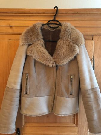 Kunstlederjacke gefüttert