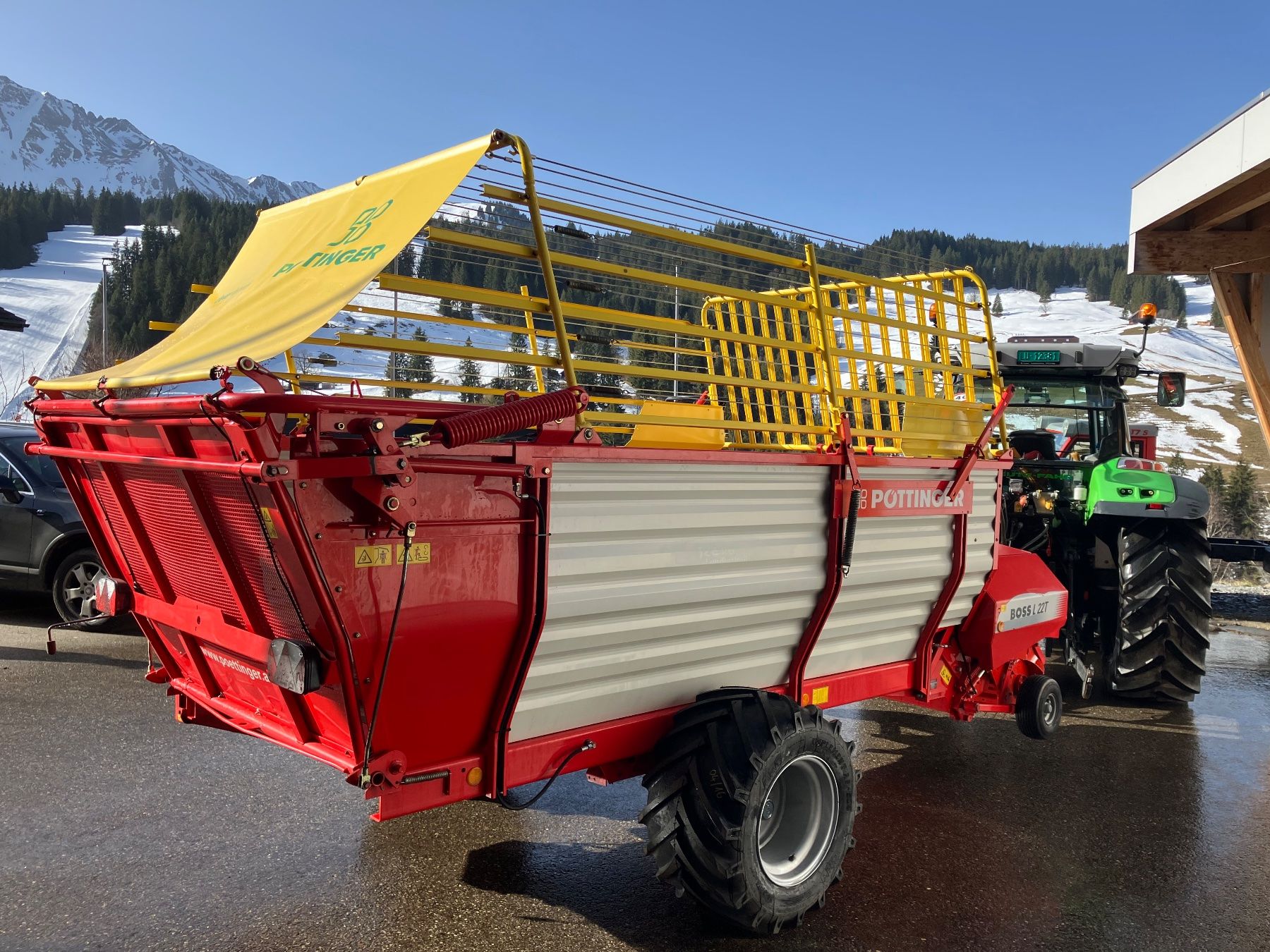 Pöttinger Rimorchi: Pöttinger Ladewagen – Usato da Sörenberg venduto da rothorn02 5