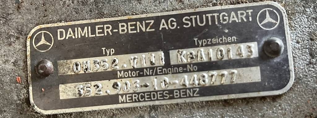 Tutti i ricambio: Unimog Motore OM 352 – Usato da Arosio venduto da gus_k655 2