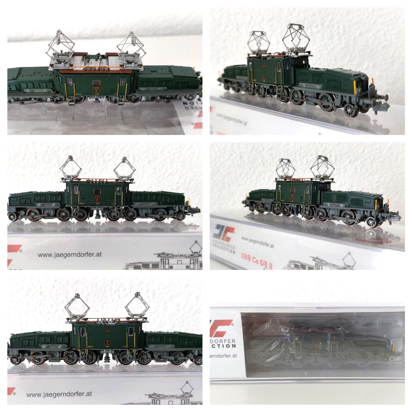 Jägerndorfer Modelleisenbahnen: JC Jägerndorfer Ce 6/8 II SBB DIGITALISIERT – Neu und originalverpackt aus Biberist von Ntrains