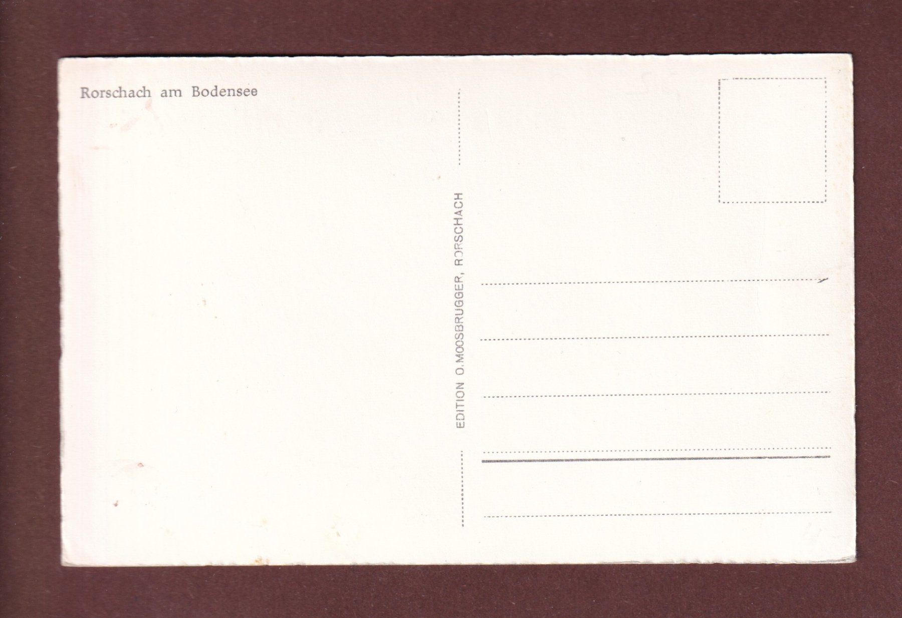 Cartoline postali: RORSCHACH am Bodensee – Usato da Pully venduto da nicecards-shop 1
