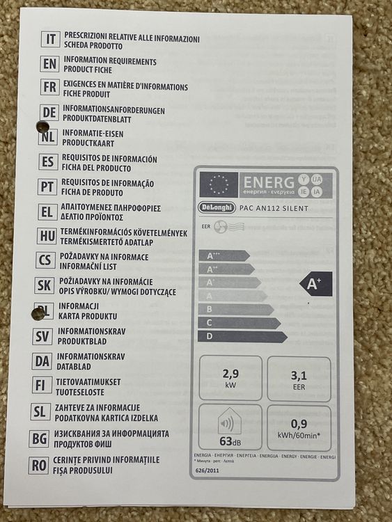 De'Longhi Klimageräte: DeLonghi Pinguino PAC AN112 Silent Klimagerät - Top Zustand! – Neu (gemäss Beschreibung) aus Richterswil von katiflo 7