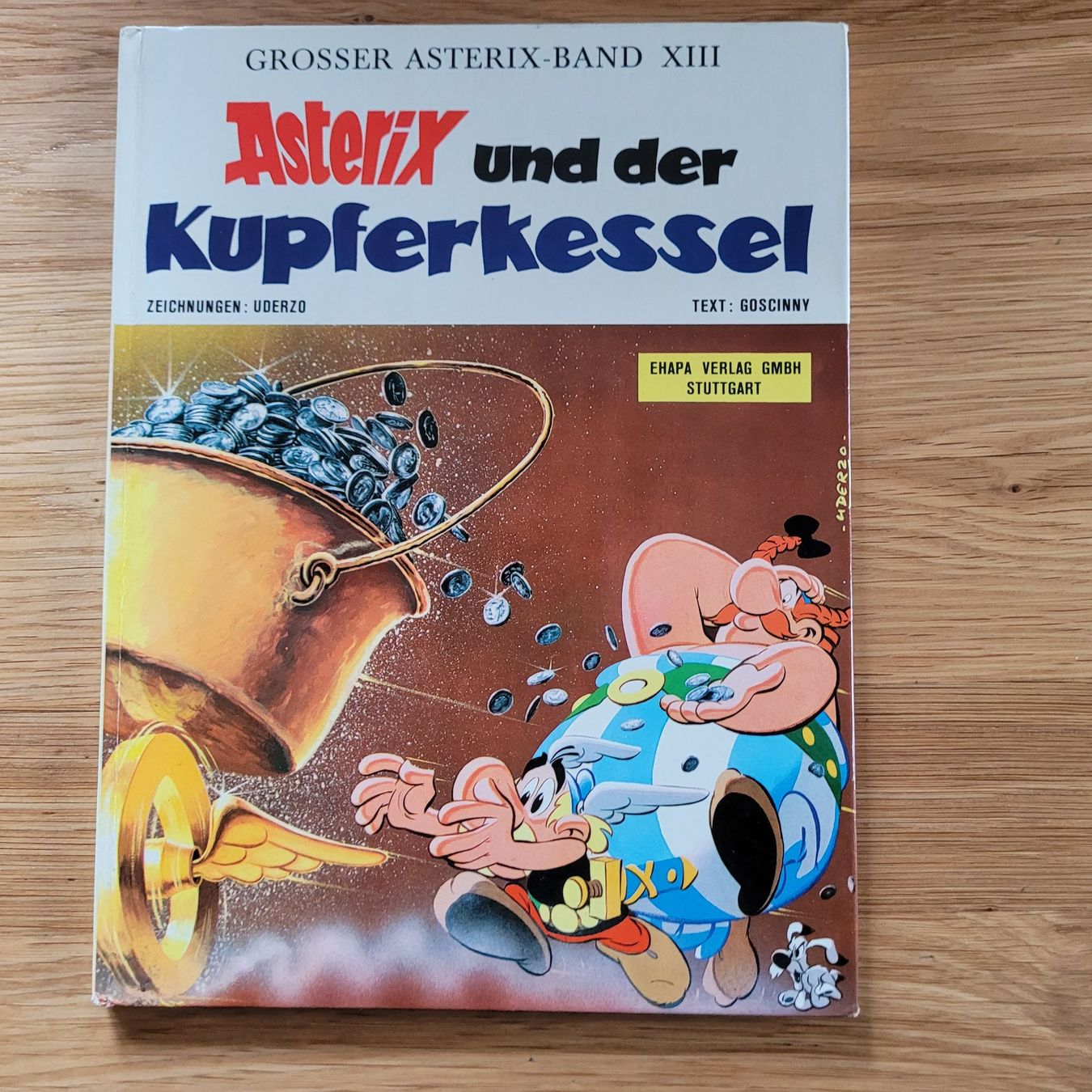 Fumetti: BD Astérix Und Der Kupferkessel Deutsch – Usato da Biel/Bienne venduto da Destockweb