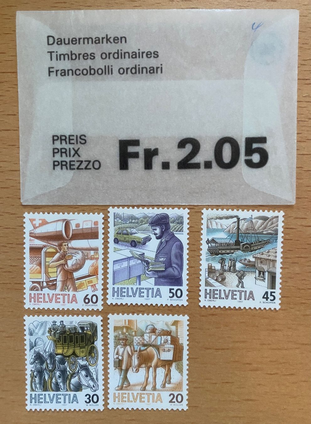 Tutti i francobolli: Briefmarken Schweiz, Sondermarken – Nuovo (secondo la descrizione) da Zürich venduto da Kloeschen78