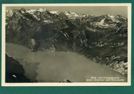 Blick vom Fronalpstock gegen Urnersee, ungelaufen, ca. 1928