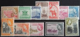 Gold Coast British Kat. 138-149 * 1952 Kat. 20 Euro