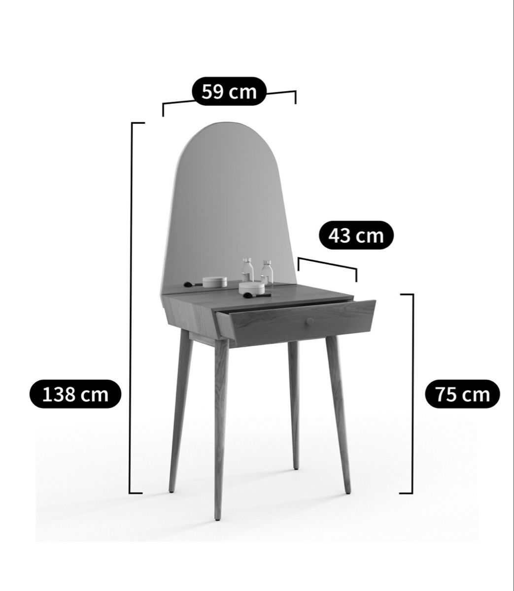 La Redoute Schminktische: Coiffeuse moderne avec miroir – Neu (gemäss Beschreibung) aus Lausanne von lkmph 3