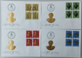 1972 FDC Pro Patria Viererblocks