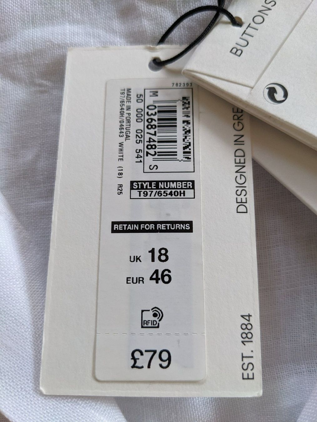 Camicette: JAEGER 100% Leinenbluse Gr. 46 – Nuovo e nell'imballaggio originale da Lengnau AG venduto da Nathi88 2
