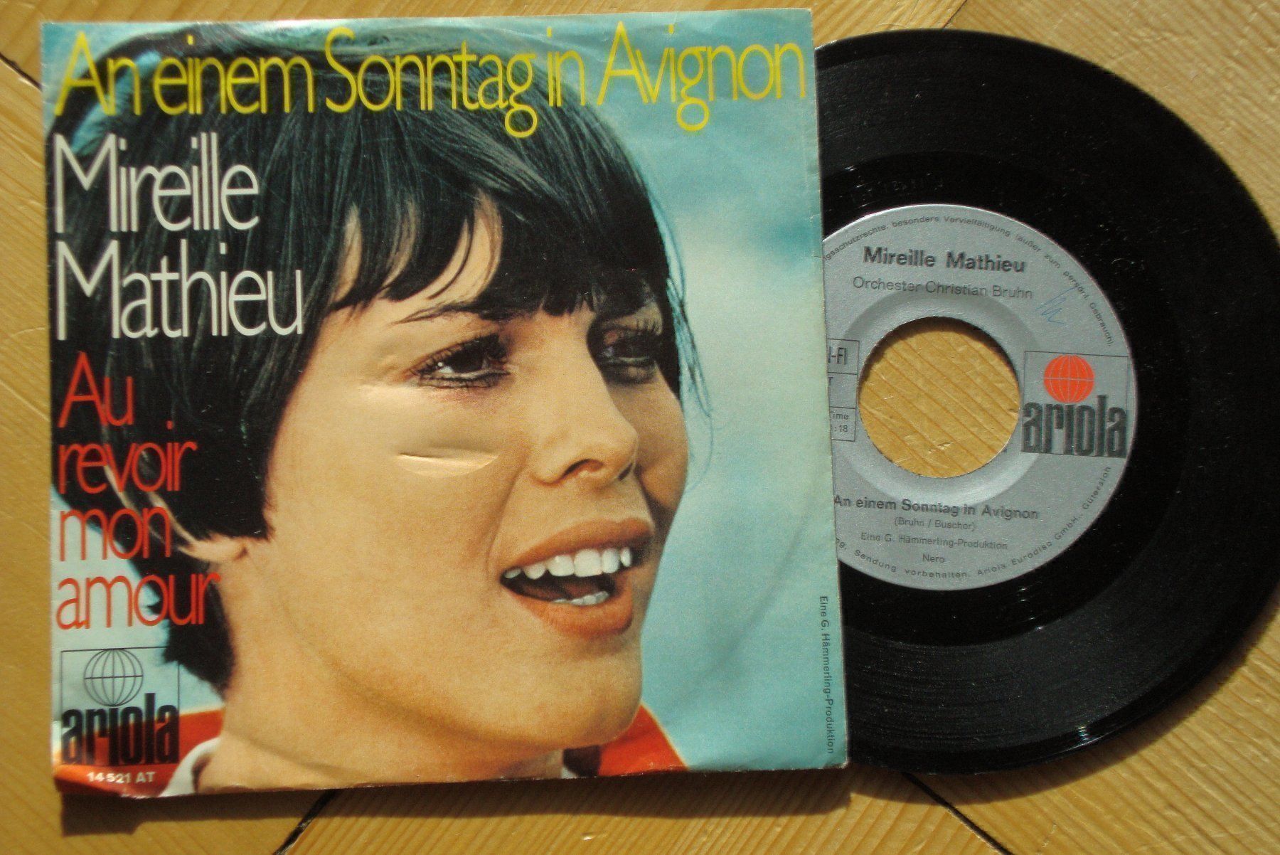 Dischi in vinile: MIREILLE MATHIEU-An einem Sonntag in Avi – Usato da Bern venduto da Uli_10_11