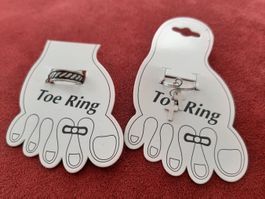 2 Zehenringli neu antiallerg./nikelfrei