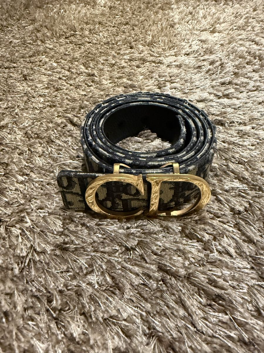 Dior Cinture: Dior Belt Gurt Blau Monogramm  – Usato da Küsnacht ZH venduto da ell_8pht