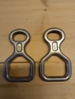 2x PETZL Abseil-Acht Aluminium Bergsteigen Klettern 2 Stk
