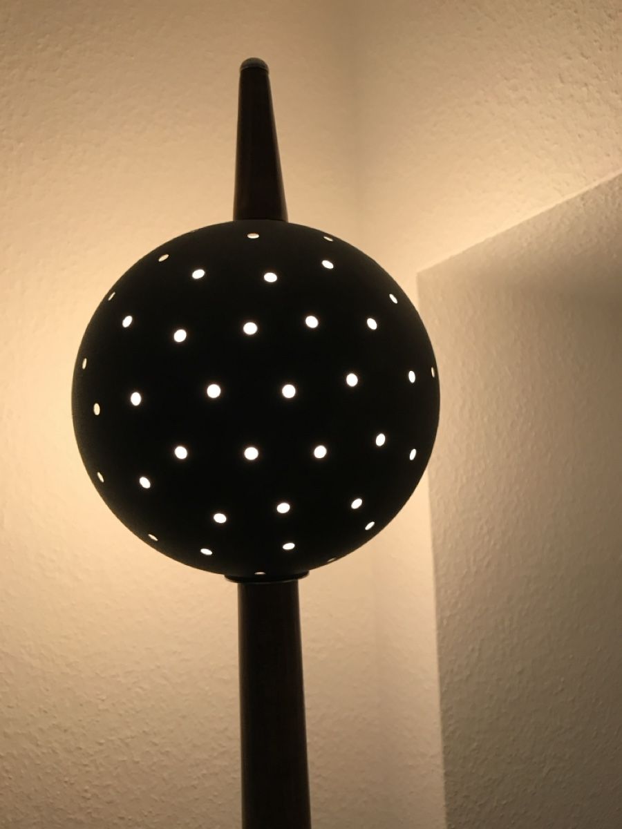 Lampade: Design Stehlampe aus massiver Eiche – Usato da Zürich venduto da stefan1818 4