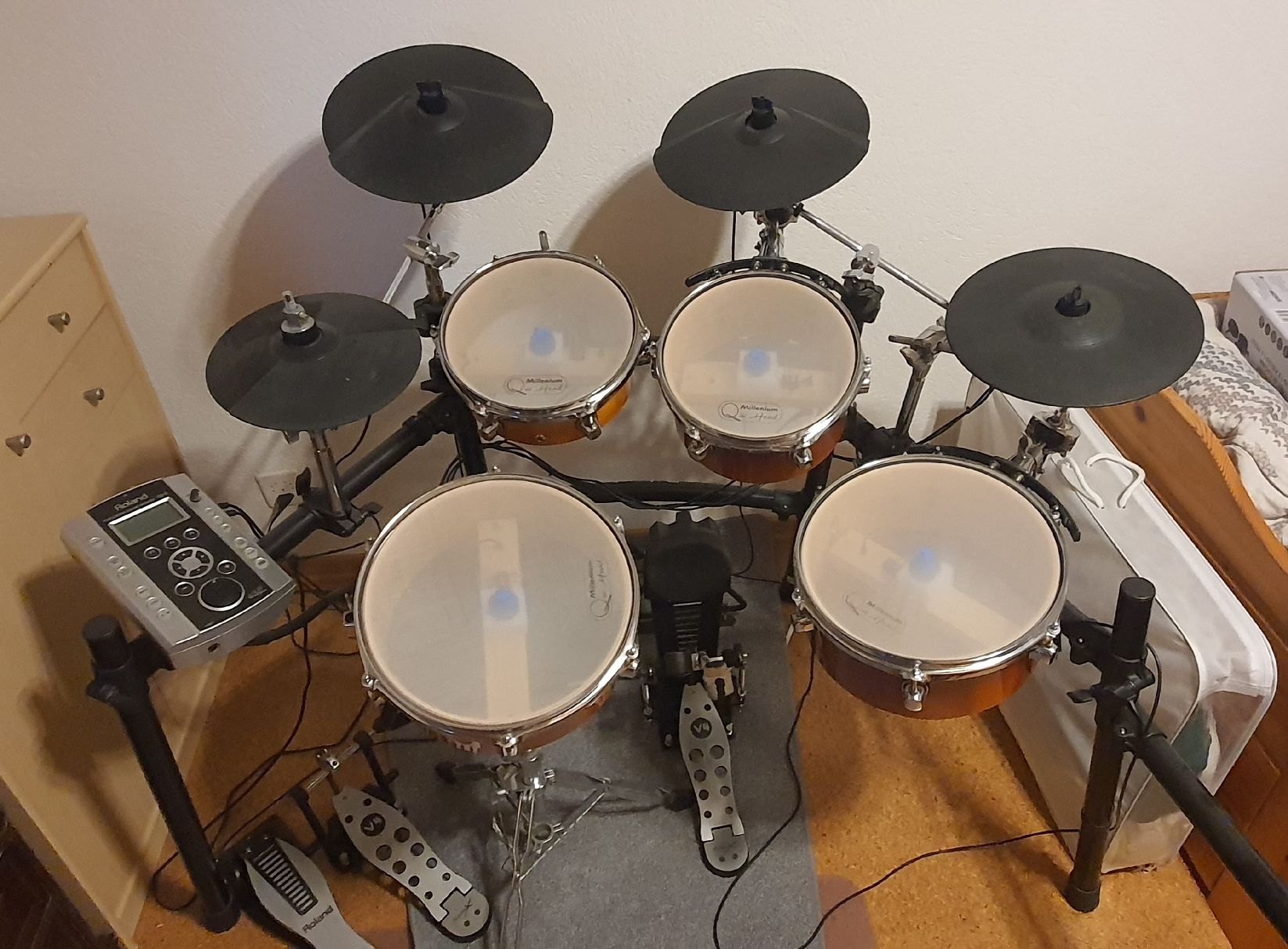 Roland Musikinstrumente: Roland TD-9 elektrisches Schlagzeug E-Drum – Gebraucht aus Bretzwil von matbbuh