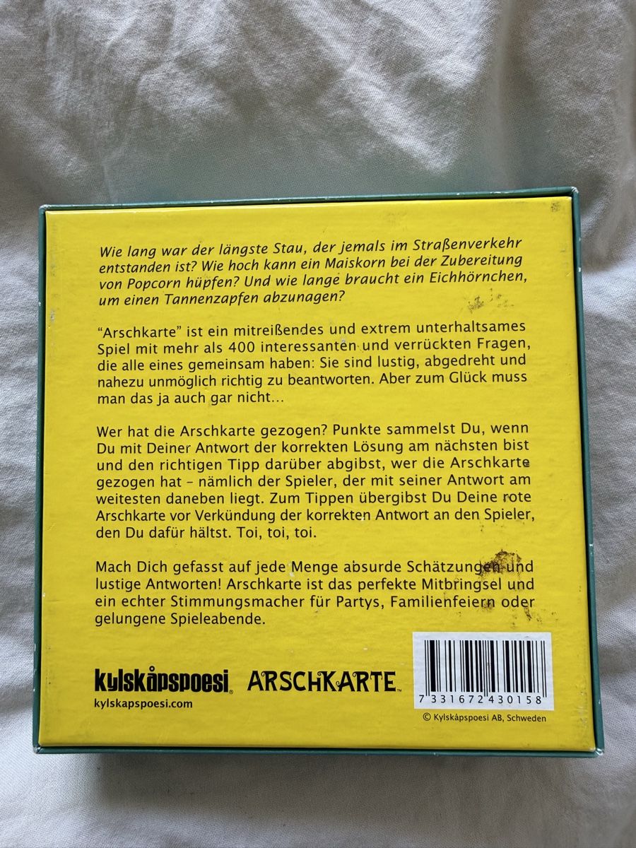 Spiele: Arschkarte Kartenspiel – Gebraucht aus Riehen von nat_cf6t 2