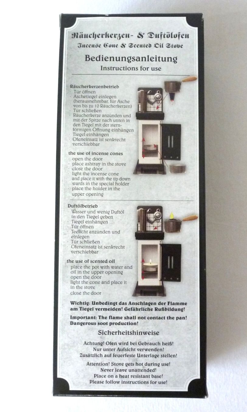 Tutte le decorazioni: Räucher- & Aromaofen weiss – Nuovo e nell'imballaggio originale da Mauren venduto da Yeelen 5