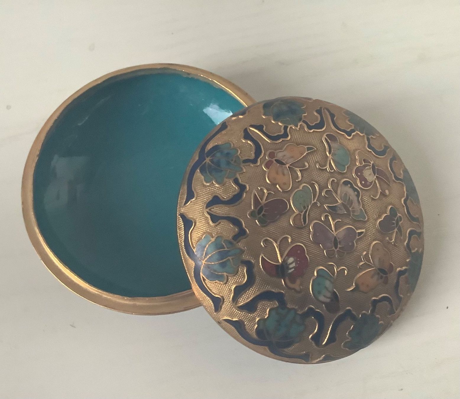 Autres décorations & accessoires: CHINESISCHE CLOISONNÈ Deckeldose – D'occasion à Adlikon b.Regensdorf par Crystaldragon09 6