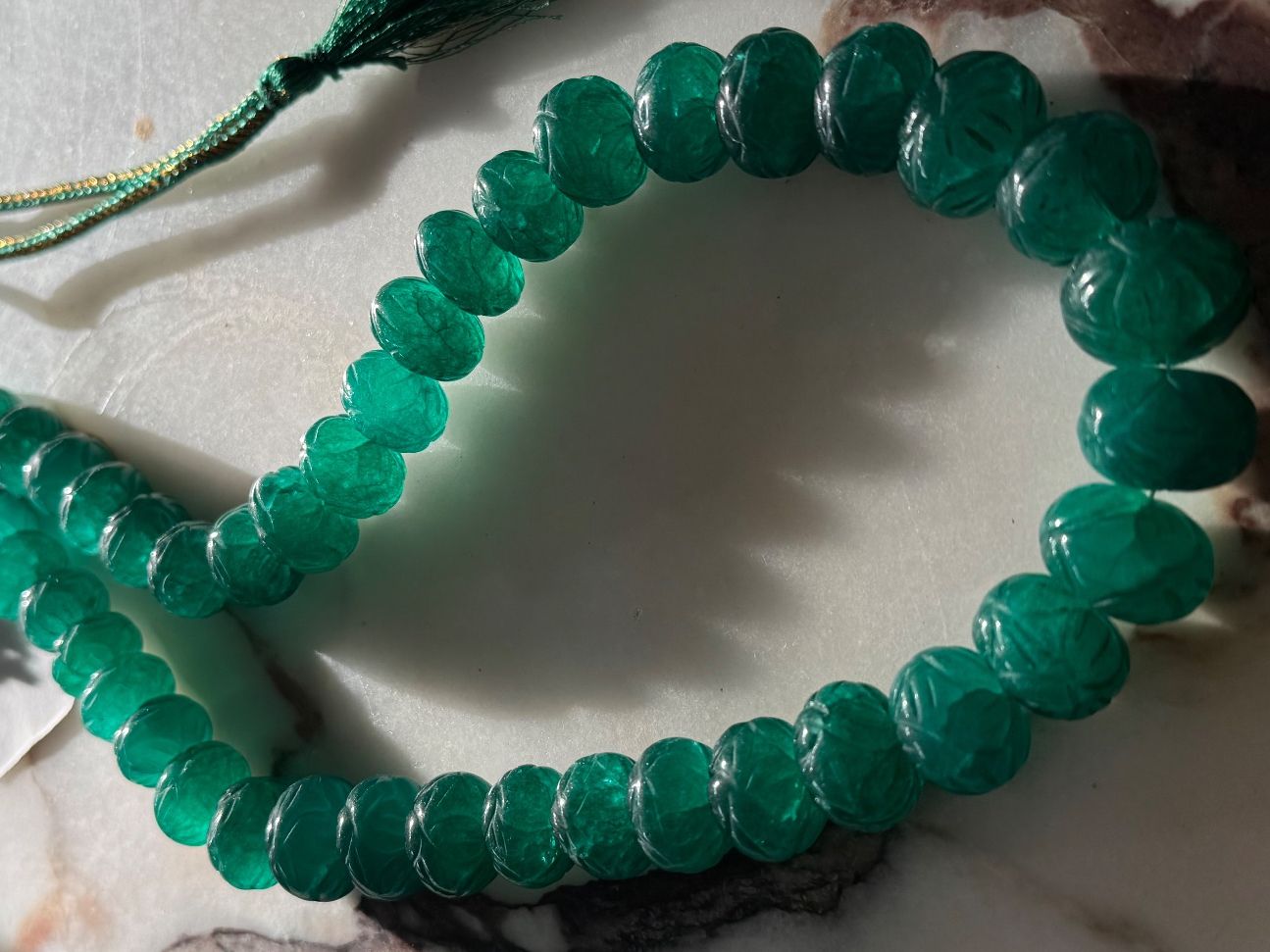 Catenine: Unknown Gemstone 732cts Treated low grade Emerald ? Antique – Usato da Birsfelden venduto da G.D.d.T. 7