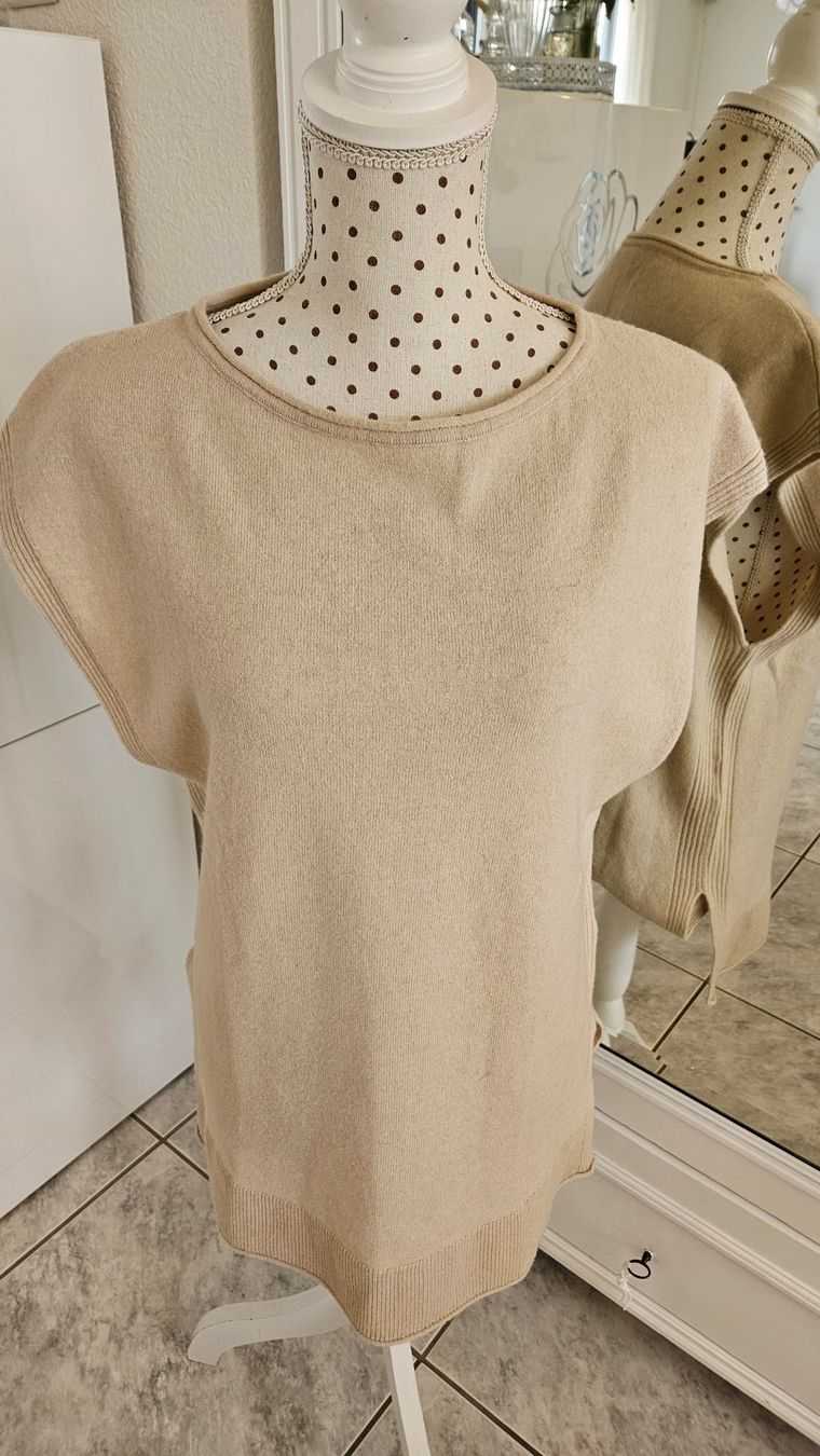 Maglioni & Felpe: Cashmere Collection Pullunder, Beige, Grösse L, Top Zustand – Usato da Gossau ZH venduto da fashiontwo