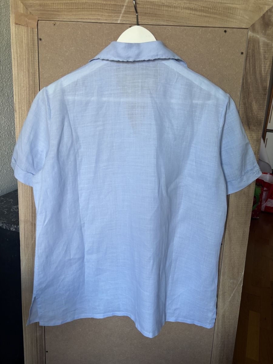 Camicette: Chemise en lin brodée main 40 – Usato da St-Saphorin-Lavaux venduto da selb94 3