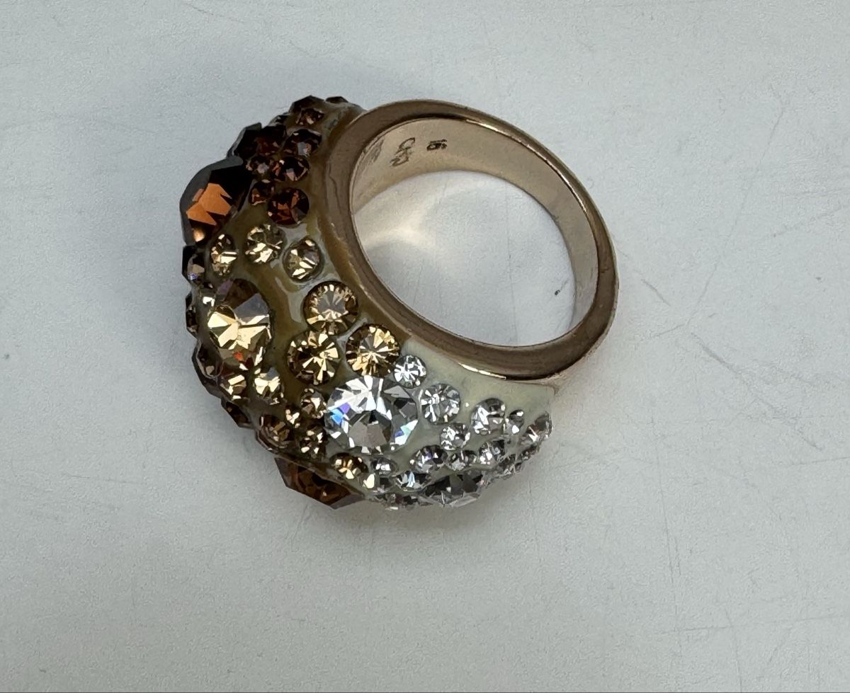 Swarovski Anelli: Sparkling Swarovski Ring - Fall Colors - Size 52 – Usato da Hurden venduto da rac_wyf8 4