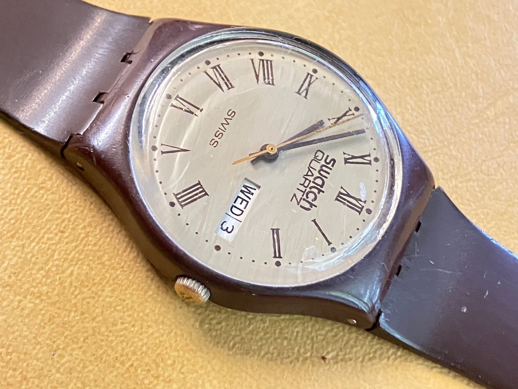 Swatch Orologi: Swatch GC 700 braun 1982 – Usato da Horw venduto da luzernicus 7