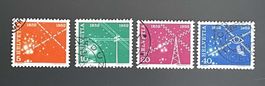 1952 100 Jahre elekt. Nachrichtenwesen ʘ 309, 310, 311, 312